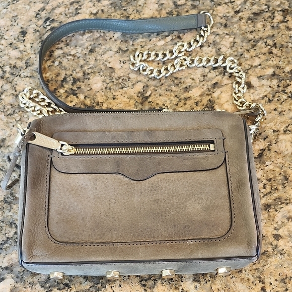 Rebecca Minkoff Gray Leather‎ Crossbody Bag - Picture 1 of 9